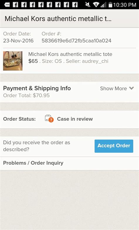 michael kors order tracking